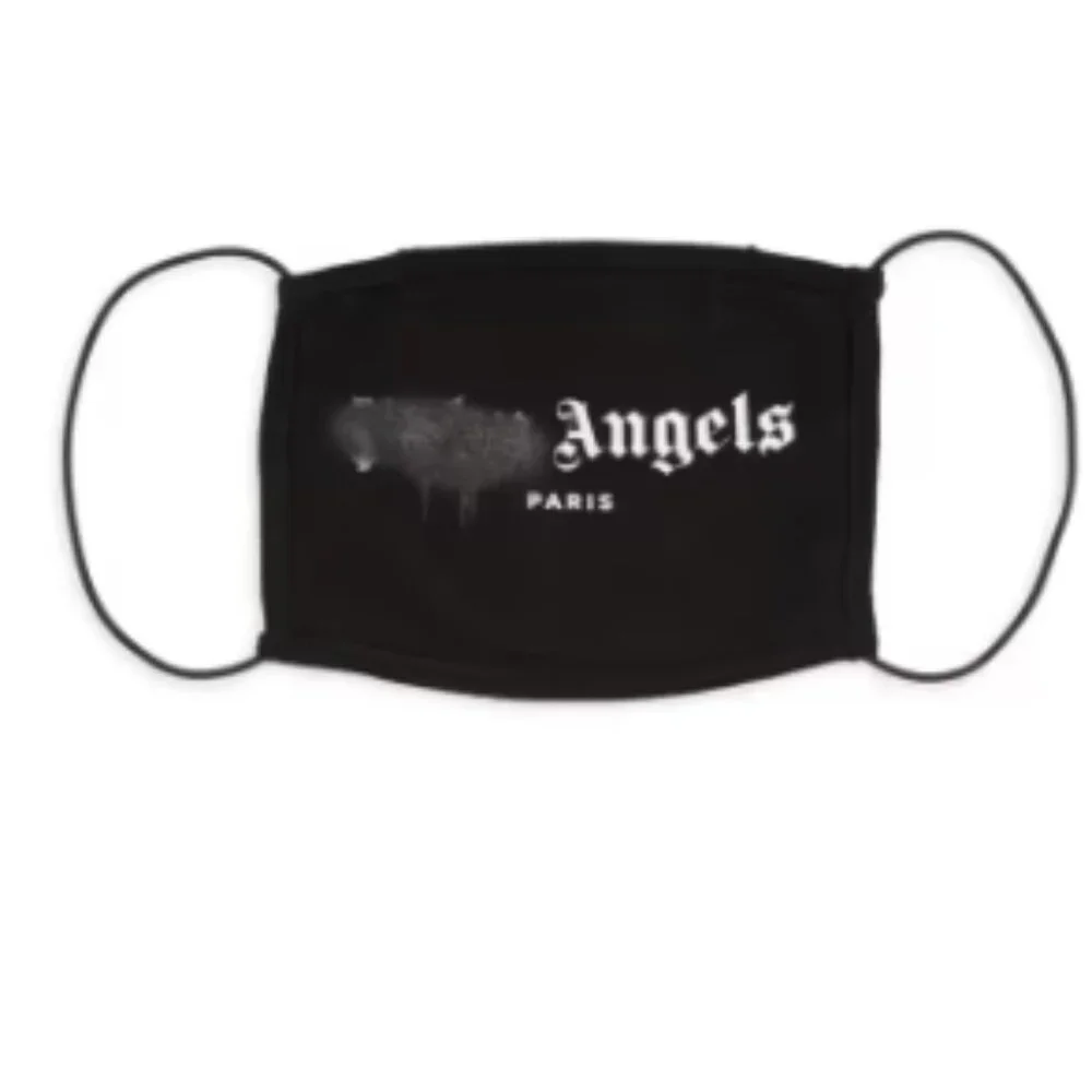 Palm Angels Sprayed Logo Face Mask